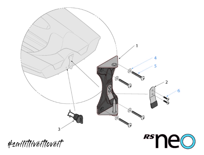 RS Neo Hull Parts - Transom Area