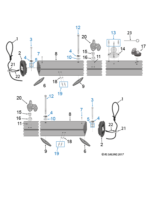 Front Beam Parts