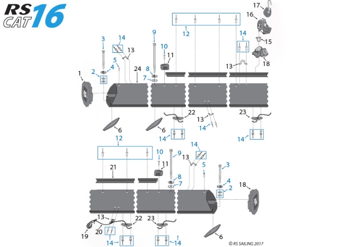 RS CAT16 Rear Beam v3