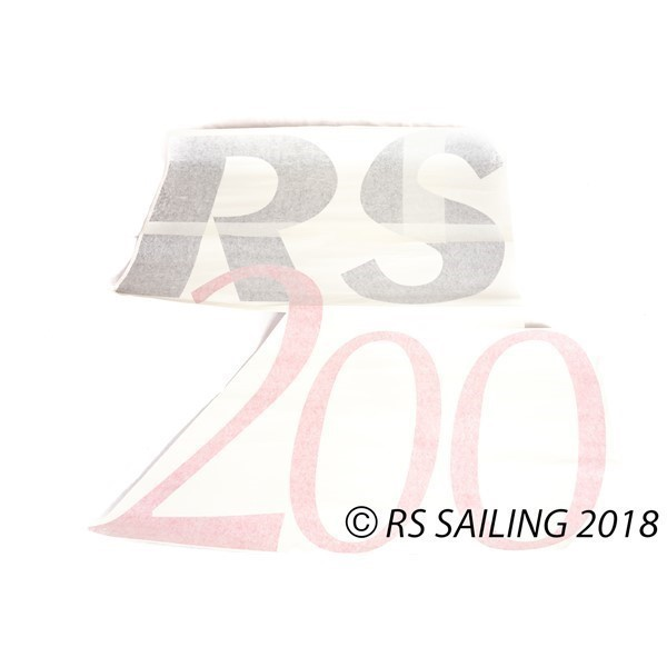 RS200 Sail Decal (OLD DESIGN) RS Sailing
