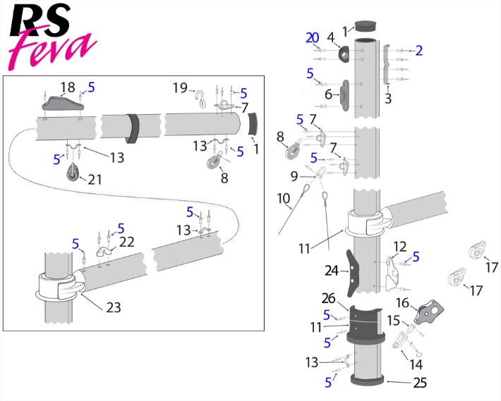 Mast & Boom Parts v2