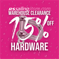 Warehouse Clearance - Hardware 15% Savings