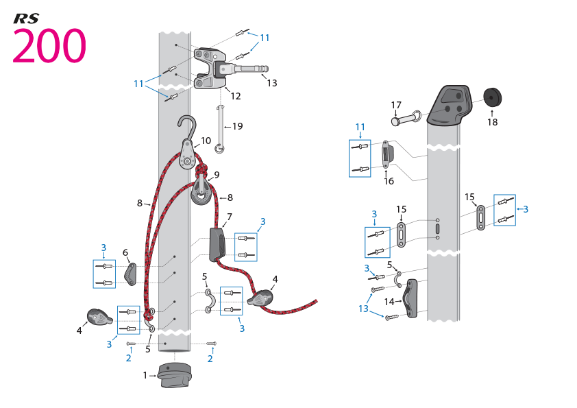 Mast & Parts RS Sailing
