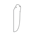 rudder blade - 2000