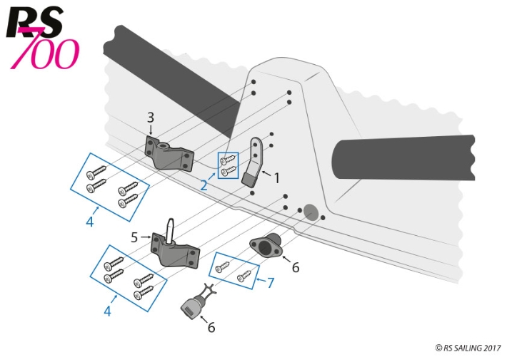 700 transom fittings