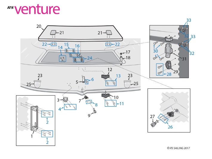 RS Venture Hull Parts - Transom Area v2