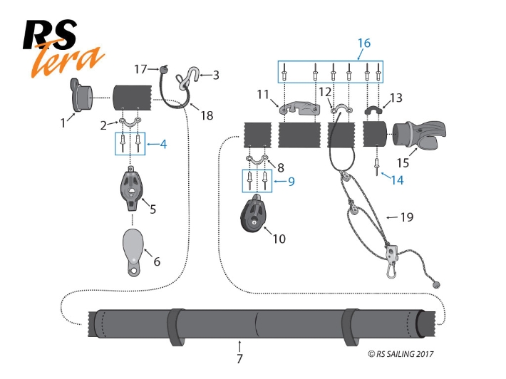 RS Tera Spar Parts - Boom