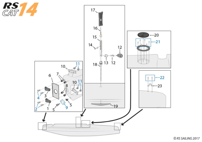 CAT14 - hull parts