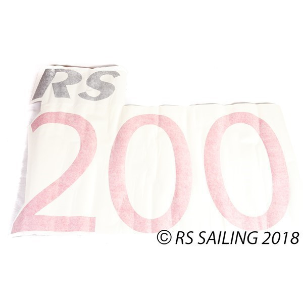 RS200 Sail Decal (NEW DESIGN) RS Sailing