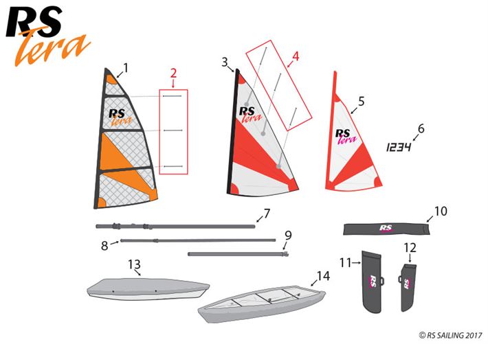 tera sails covers and spars