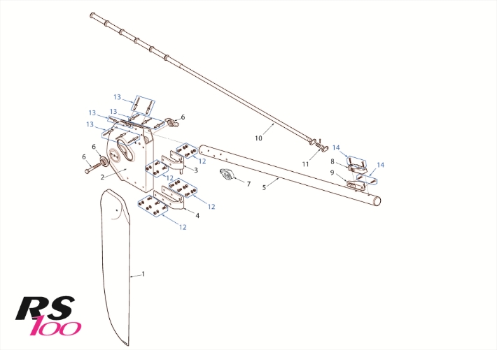 RS100 Parts - Foils - Original Version