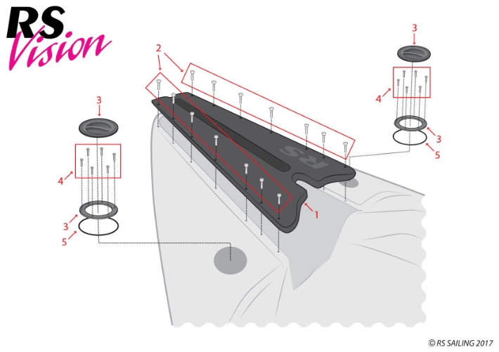 Vision foredeck parts